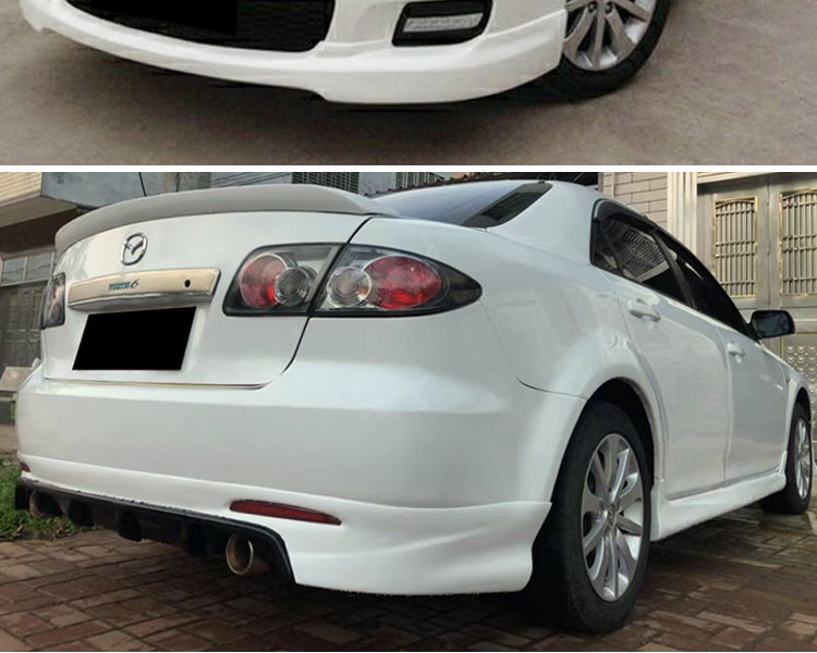 Suitable for Mazda 6 M6 Modification: Front Spoiler, Front Lip, Side Skirts, Rear Lip, Full Body Kit, and All Car Parts