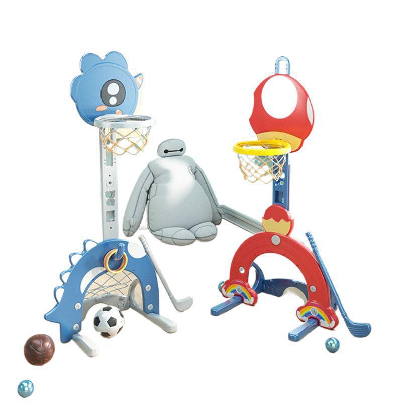 Rack de baloncesto elevable interior, red de baloncesto 2 en 1 para niños, juguetes para niños, niños, niños