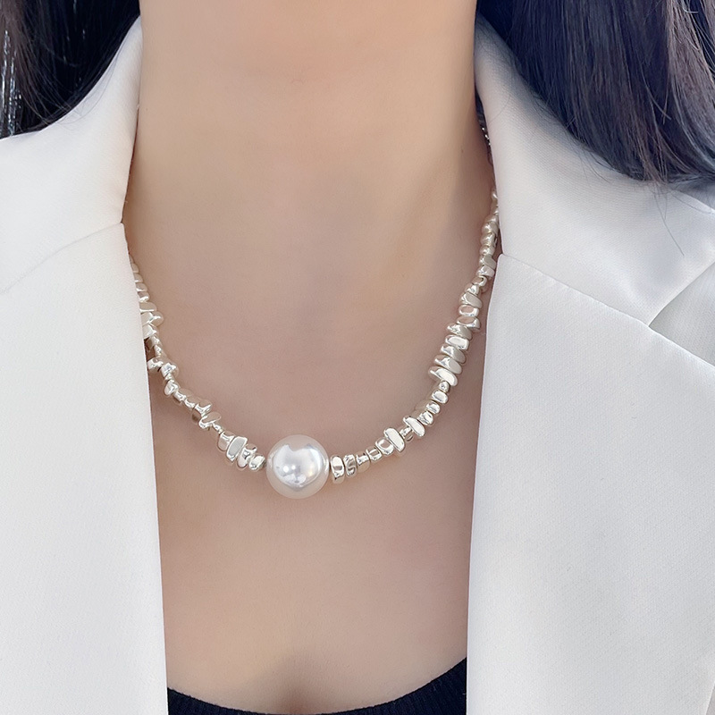 Fashion Geometric Copper Pearl Womenu0027S Bracelets Necklace