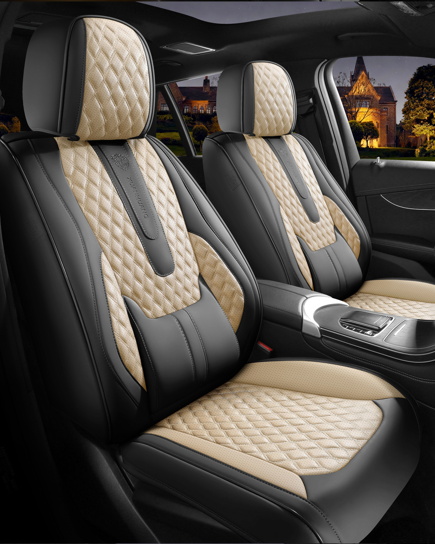 26-Year New Model Cross-Border Solid Waist-Supporting Nappa Leather All-Season Universal Seat Cushion for Export Wholesale Car Seat Cushion