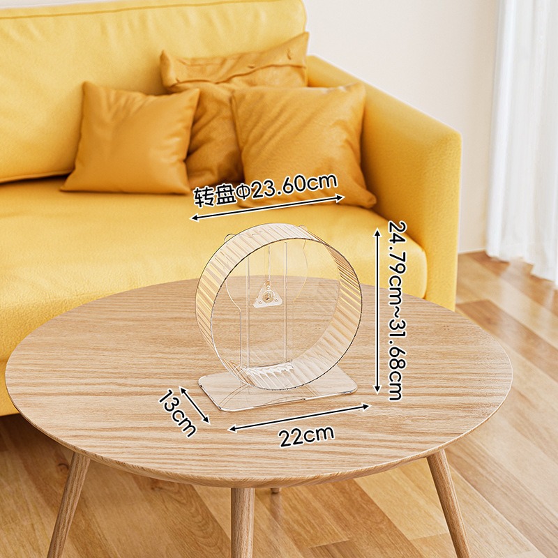 Jaula Transparente de Acrílico para Hámster de Plástico PET Acrílico Impermeable Desmontable para Hámsteres