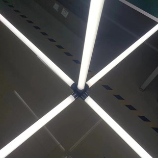 LED立体组合造型360°发光圆管灯吸顶安装 服装商场九宫格亚克力-阿里巴巴