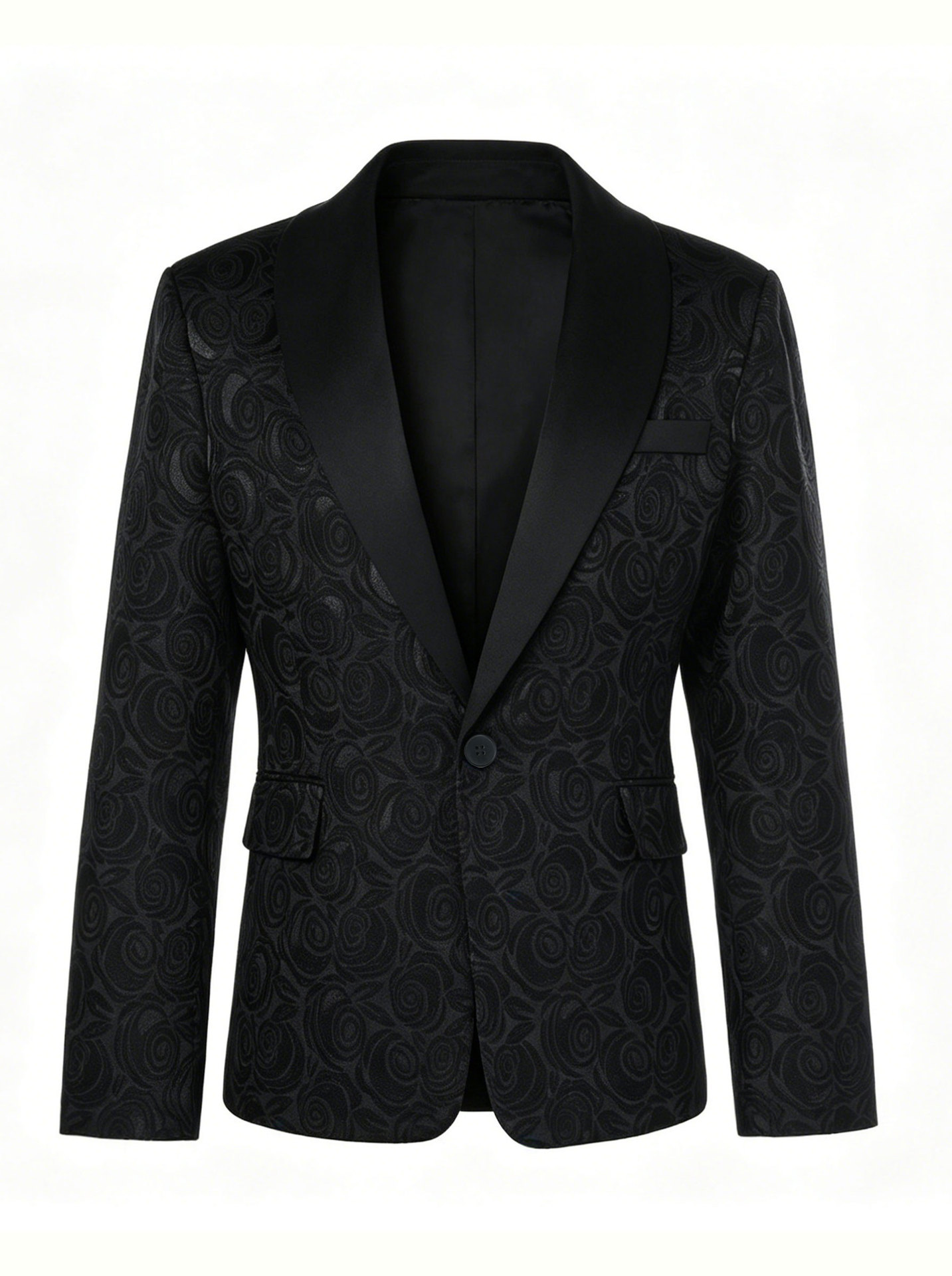 Abito da uomo tre pezzi per cerimonia con giacca e gilet jacquard_voghion.com