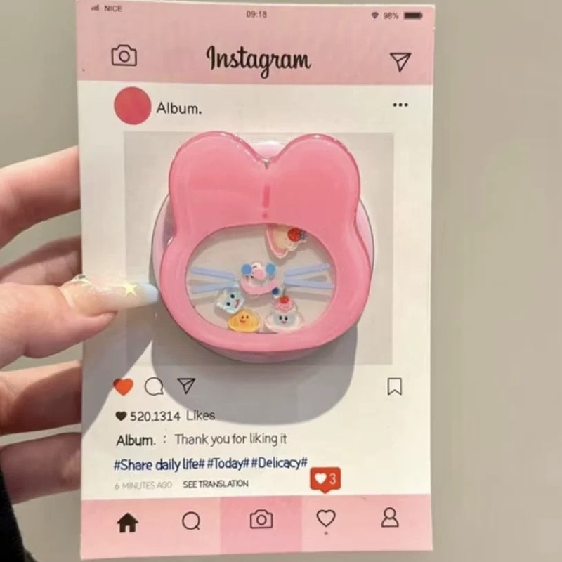 新しい漫画のかわいいシェイクマグネットホルダー携帯電話エアバッグデスクトップ強力な吸着に適しています|undefined