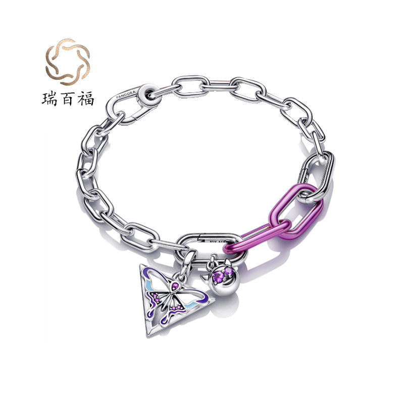 Panjia purple New Cocoon Queen bracelet set Europe and the United States foreign trade diy bracelet micro-business gift generation supply Panjia purple New Cocoon Queen bracelet set Europe and the United States foreign trade diy bracelet micro-business gift generation supply