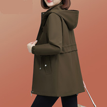 高品质中长款外套女士春秋2025新款妈妈秋装时尚洋气减龄宽松风衣