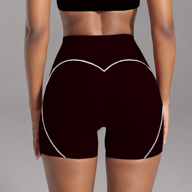 Procesamiento personalizado OEM comercio exterior europeo y americano transfronterizo belleza espalda deporte contraste color sujetador melocotón cadera alta cadera elástica pantalones de yoga