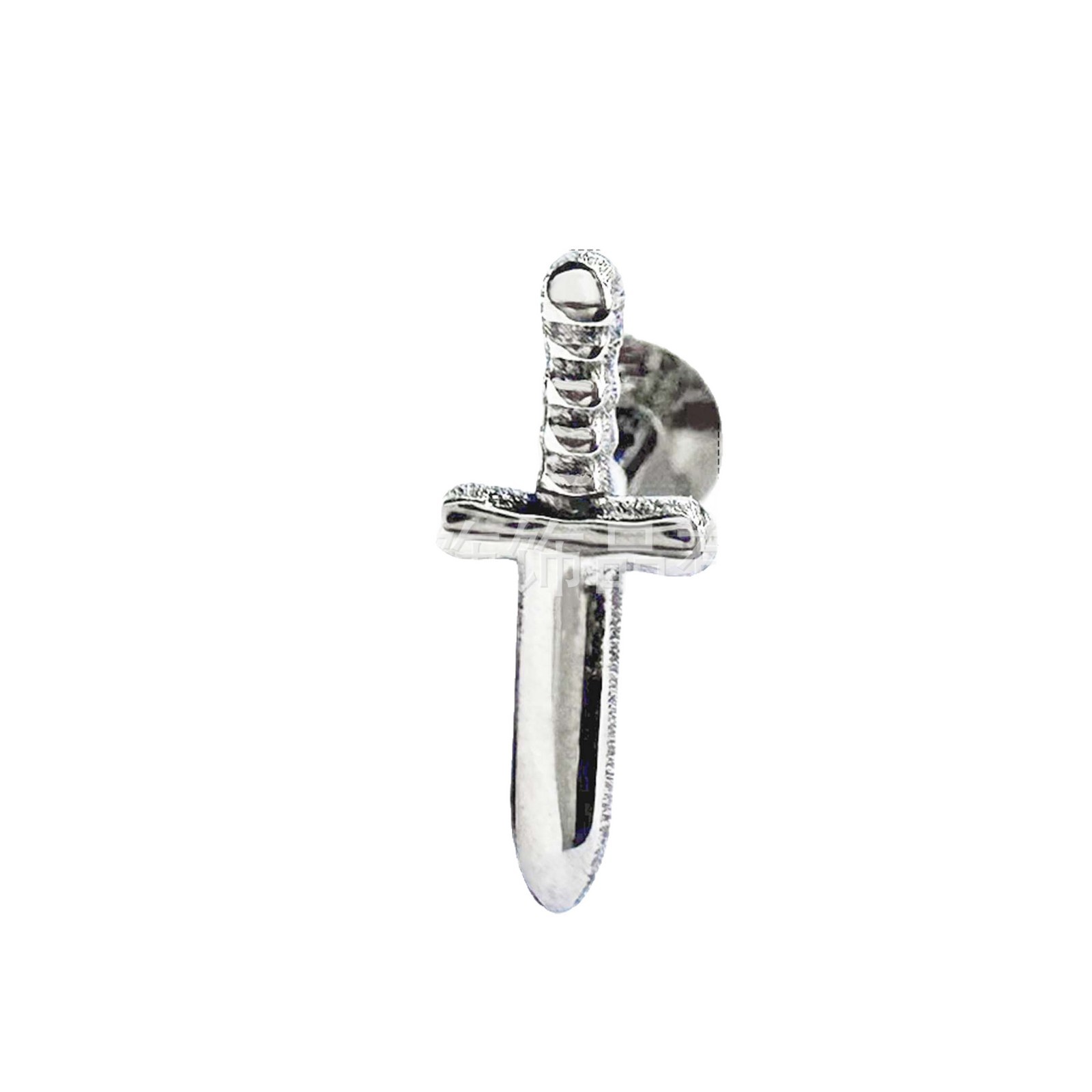F136 Titanium 匕首 Labret Stud Ear Stud Nose Stud 欧美 Cross 剑 G23 Implant Grade Titanium Piercing Jewelry Accessories