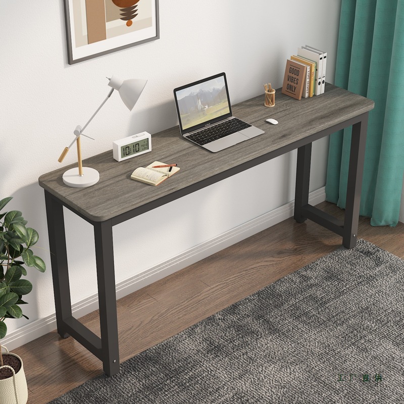 Simple Computer Desk, Long Rectangular Bar Table, Home Wall-Mounted Narrow Gap Desk, Bedroom Study Desk
