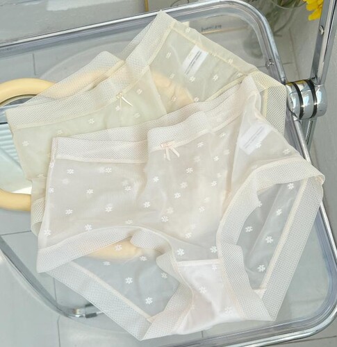 Sparkling fairy beauty~Ultra-thin ice silk cool quick-drying seamless underwear women's shorts cotton bottom crotch breathable mid-waist