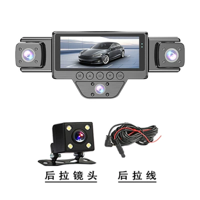 Cross-Border Hot-Selling Five-Channel Dashcam Driving recorder - n89-five-recordings-front-of-the-car-rear-of-the-car-inside-the-car-left-and-right