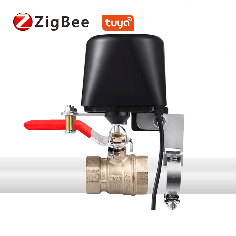涂鸦ZigBee水阀球阀定时控制阀门机械手SmartThings适用断电记忆