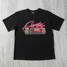 欧美小众潮牌计时器印花流行百搭短袖T恤夏季宽松休闲半袖有吊牌