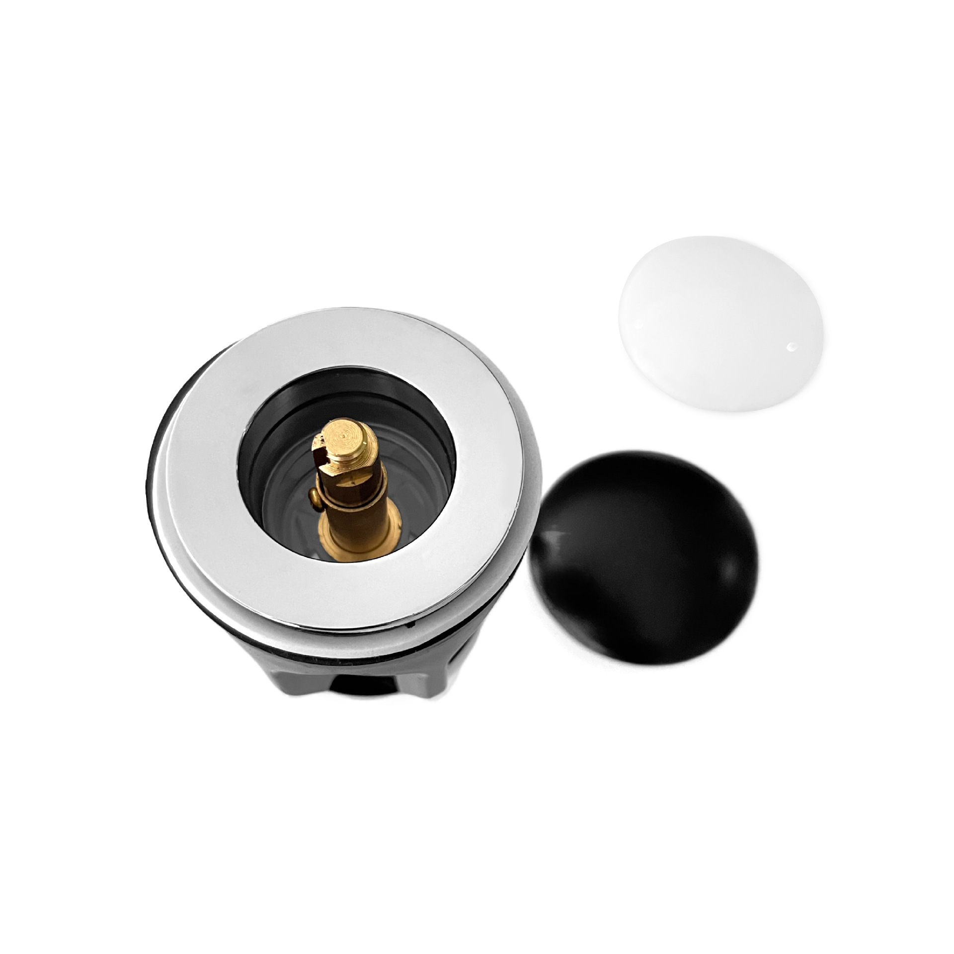 Dispositivo de rebote de lavabo de mano núcleo de rebote antiodor universal modo dual de lavabo de cerámica accesorios de agua