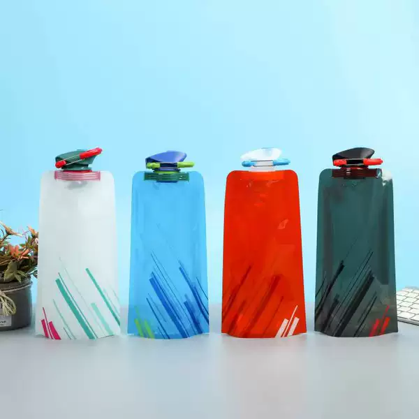 Outdoor Portable Water Bag Disposable Large Capacity Water Bag Music Festival Soft Water Storage Bag Foldable Liquid Bag