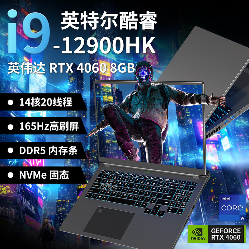 Brand New Core I7 13620H Rtx4060 8g Discrete Graphics Card Laptop Gaming Notebook High-End E-Sports