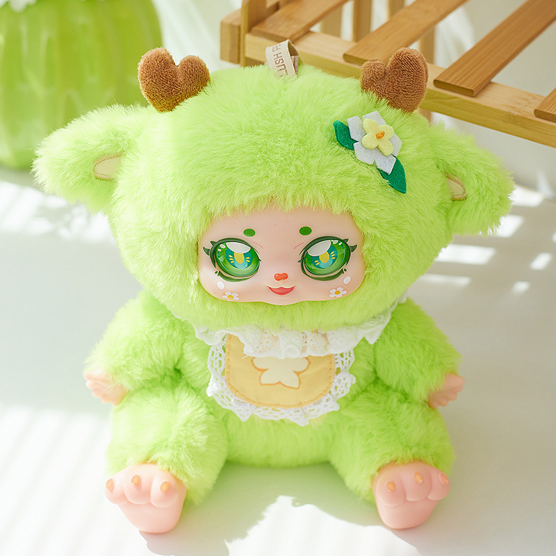 여성스러운 귀여운 작은 괴물 오후 티타임 플러시 블라인드 박스 트렌디한 소녀 백팩 펜던트 인형 작은 장난감 도매