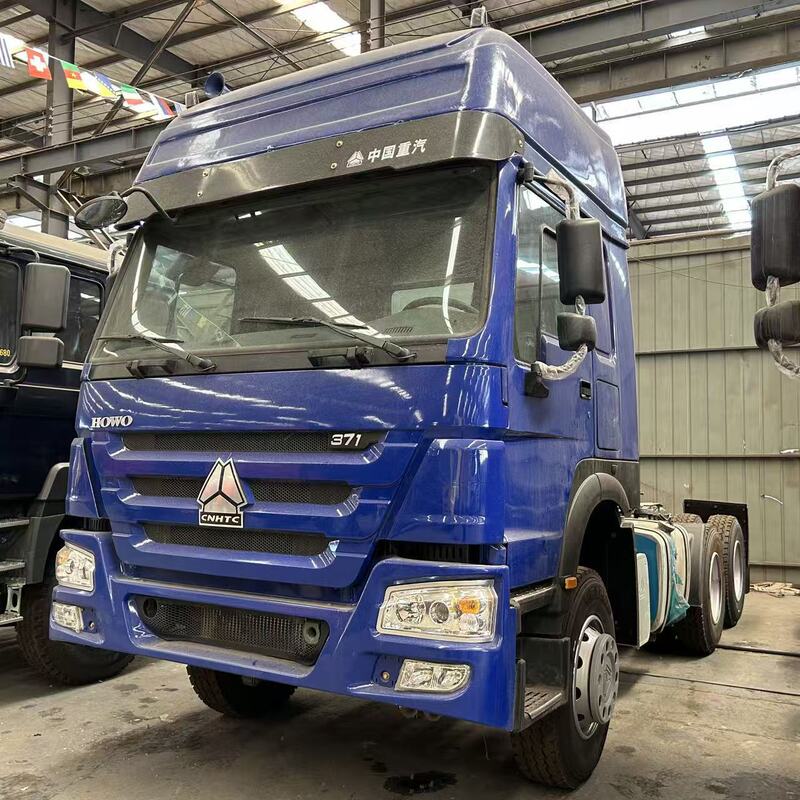 Source Factory Exports Howo Heavy-Duty Tractor Trucks 371Hp for Port Cargo Transport with Strong Load Capacity and Semi-Trailer Towing Capabilities Source Factory Exports Howo Heavy-Duty Tractor Trucks 371Hp for Port Cargo Transport with Strong Load Capacity and Semi-Trailer Towing Capabilities