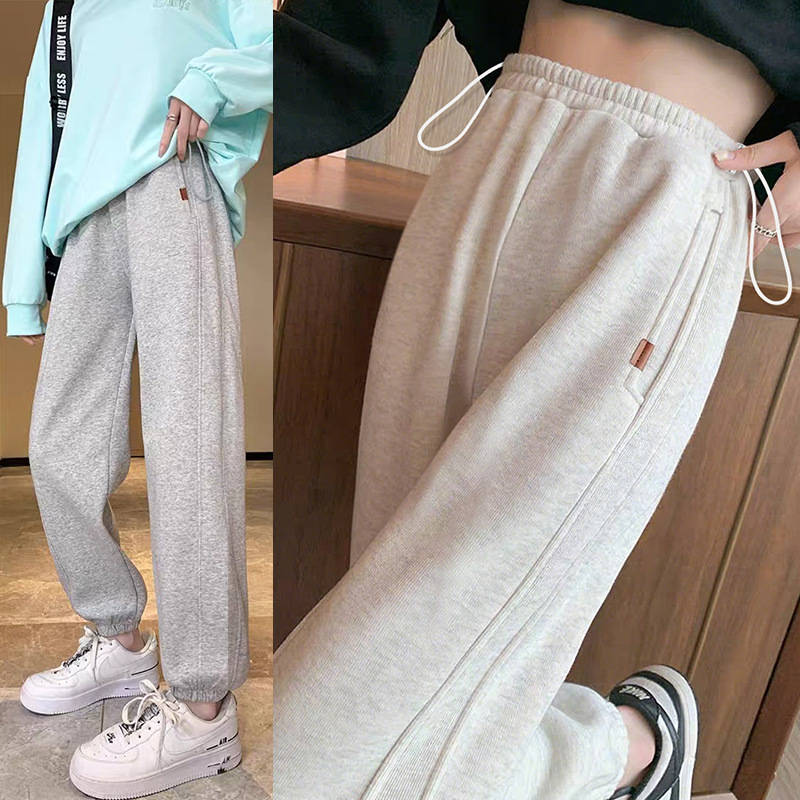 Maternity Pants for Autumn and Winter, High-Waisted with Drawstrings on Both Sides, Slimming Jogger Pants for Pregnancy, Suitable for Wearing during and after Pregnancy