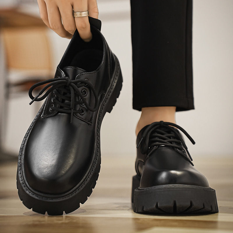 Herren Derby Lederschuhe Für Business Und Freizeit Stil_voghion.com