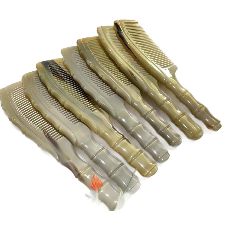Authentic White Buffalo Horn Comb, Women's Special Long Hair Comb, Home Use Smoothing Comb, Men's Comb, Home Massage Comb, Gift Giving