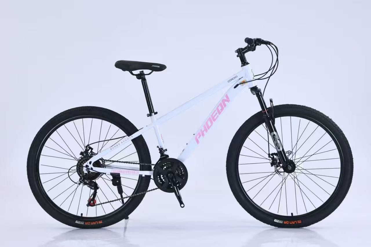 Bicicleta de montaña de 24 pulgadas 26 pulgadas 21 velocidades de amortiguación bicicleta de velocidad variable para hombres