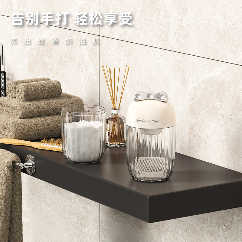 电动起泡器洗面奶洗发水沐浴露自动打泡器发泡瓶子慕斯打泡沫|undefined