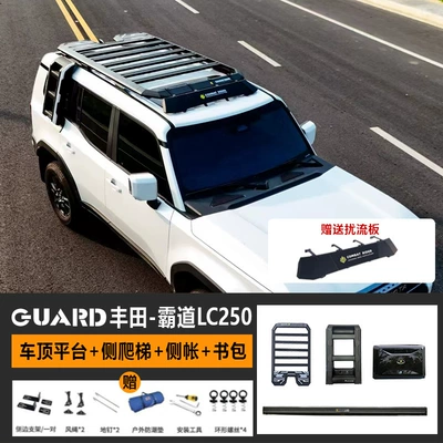 Platform, Roof rack - roof-platform-ladder-school-bag-vinyl-side-account