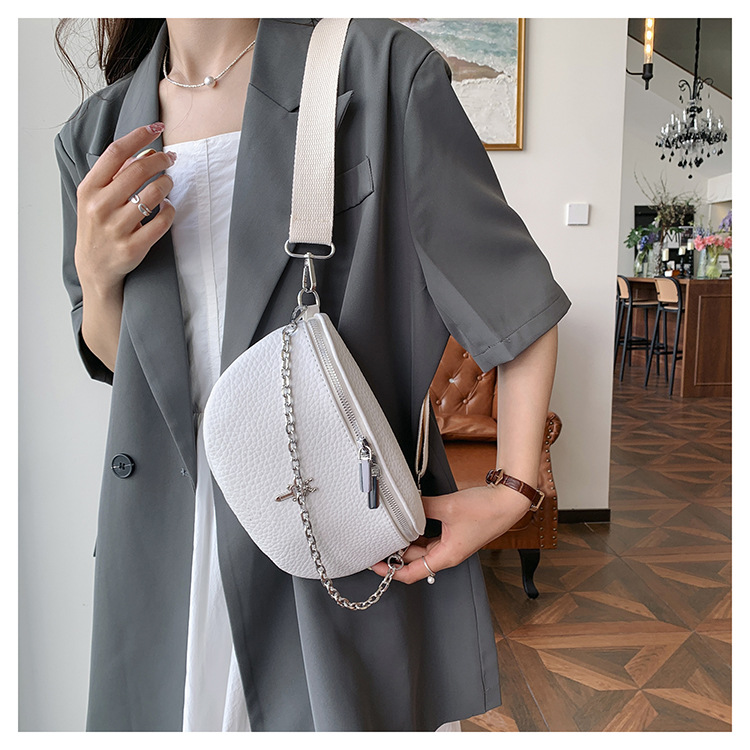 Daily, Street, Shopping Occasion Women's Streetwear Solid Color PU Waist Bags