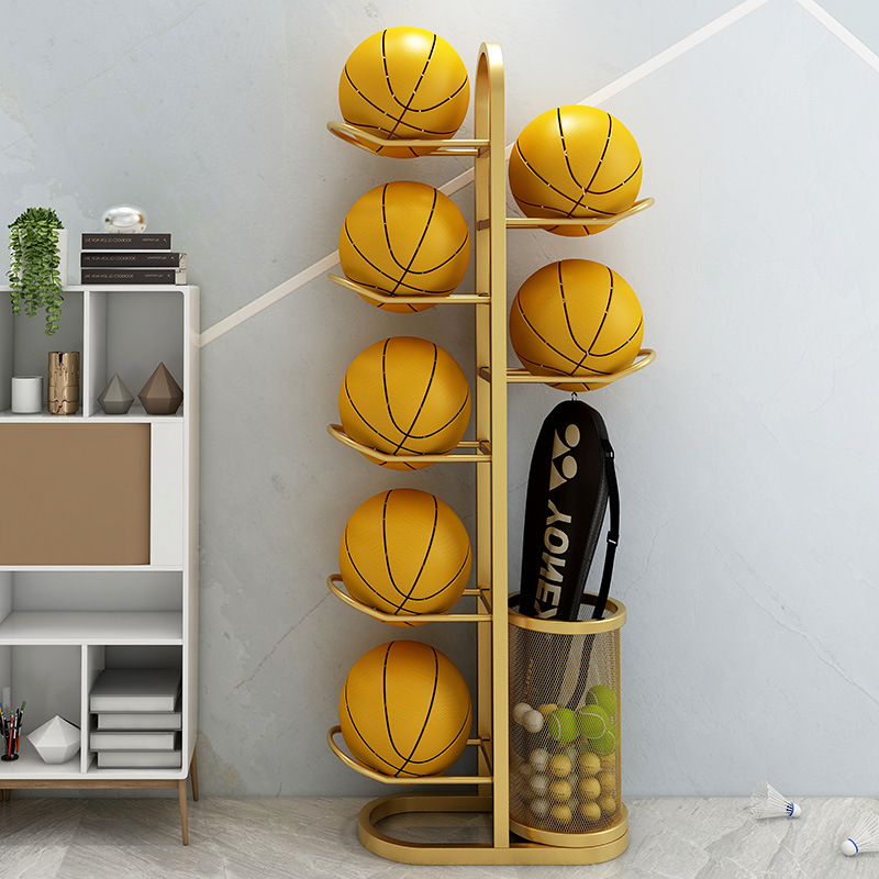 Simple Basketball Storage Rack Football Volleyball Storage Basket Home Living Room Indoor Children's Drop Ball Storage Basket
