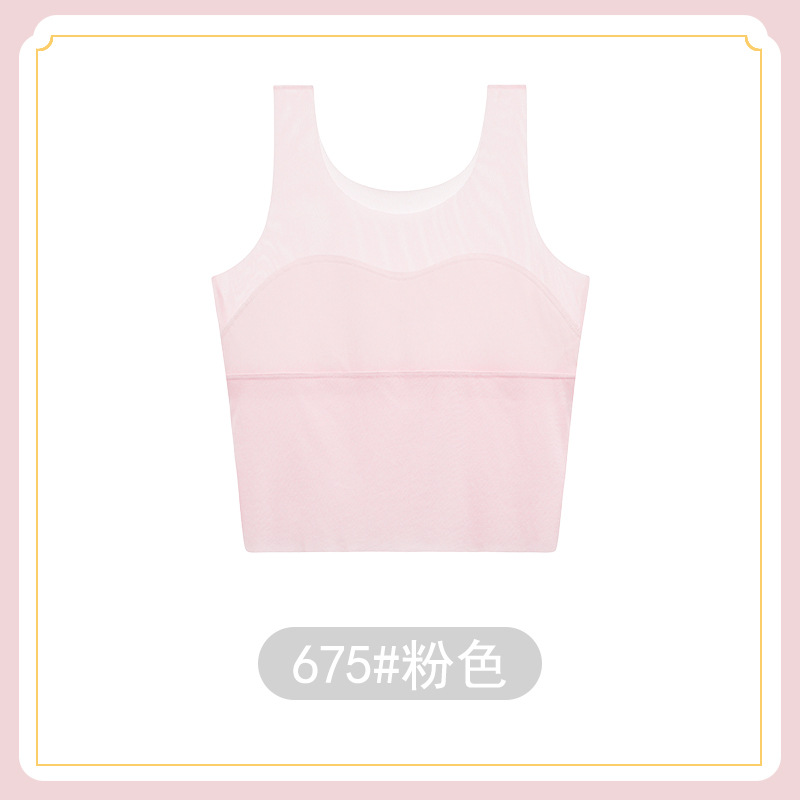 Ropa interior infantil para la etapa de desarrollo, estudiantes de primaria y secundaria, etapa uno, de 6 a 12 años, ropa interior modal para niñas, chaleco pequeño.