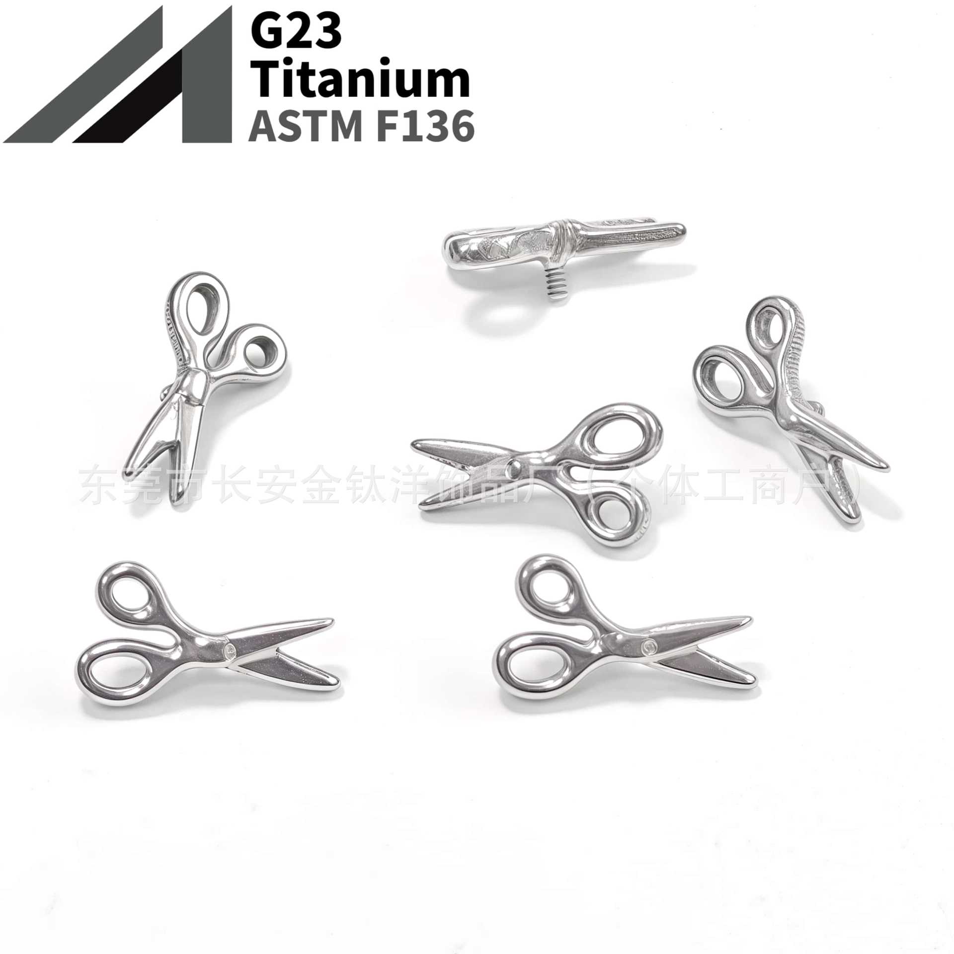 16G labret stud size and finish detail