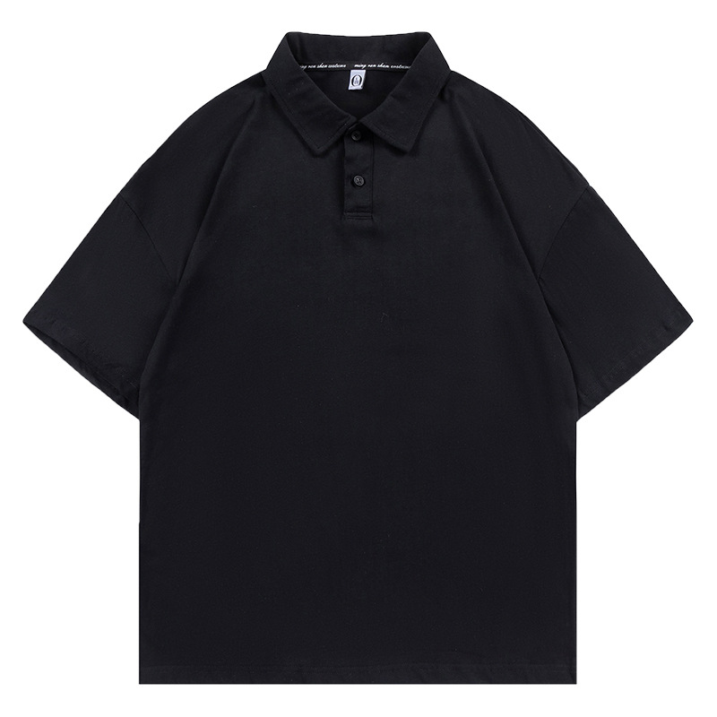 7A antibacteriano cuatro cierre Solona marca de moda con solapa de manga corta polo ropa de trabajo camisa cultural ropa personalizada