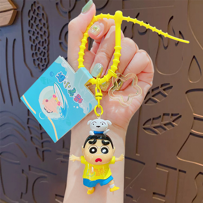 本物のクレヨンしんちゃん恋人ビスケットシリーズキーホルダーかわいいバッグペンダント車のキーチェーンギフト卸売|undefined