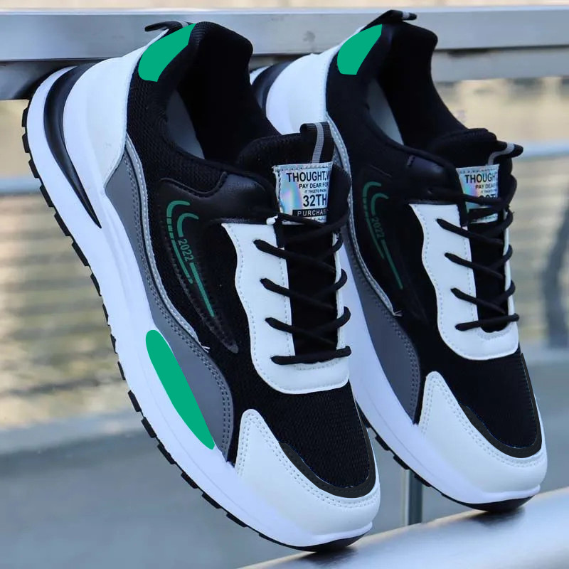 Zapatilla de deporte de los hombres 2023 Primavera de moda Zapatos de malla transpirable zapatos de viaje para correr deportes de los hombres zapatos Casuales