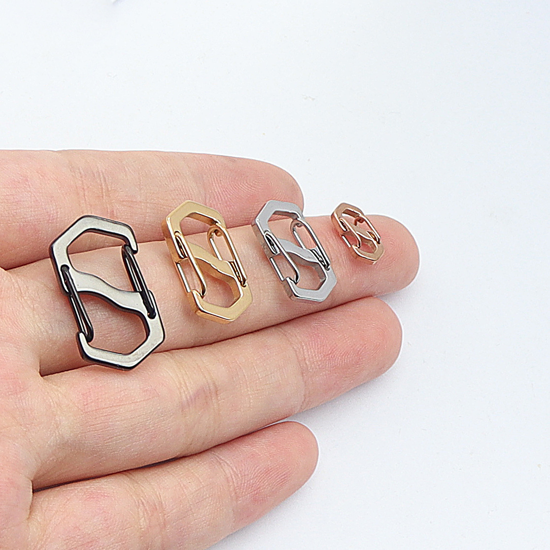 316ステンレスsバックルミニ八字バックルスプリングキーホルダーネックレスブレスレット調節バックルDIYアクセサリーアクセサリーアクセサリー