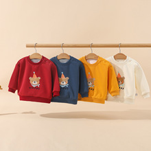 宝宝卫衣男女童秋装长袖童装春秋季儿童圆领宝宝洋气上衣打底衫