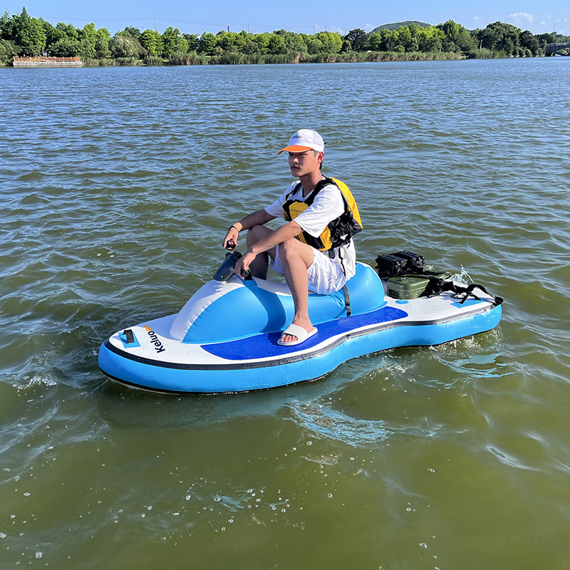 Electric inflatable aqua park, water speedboat 2