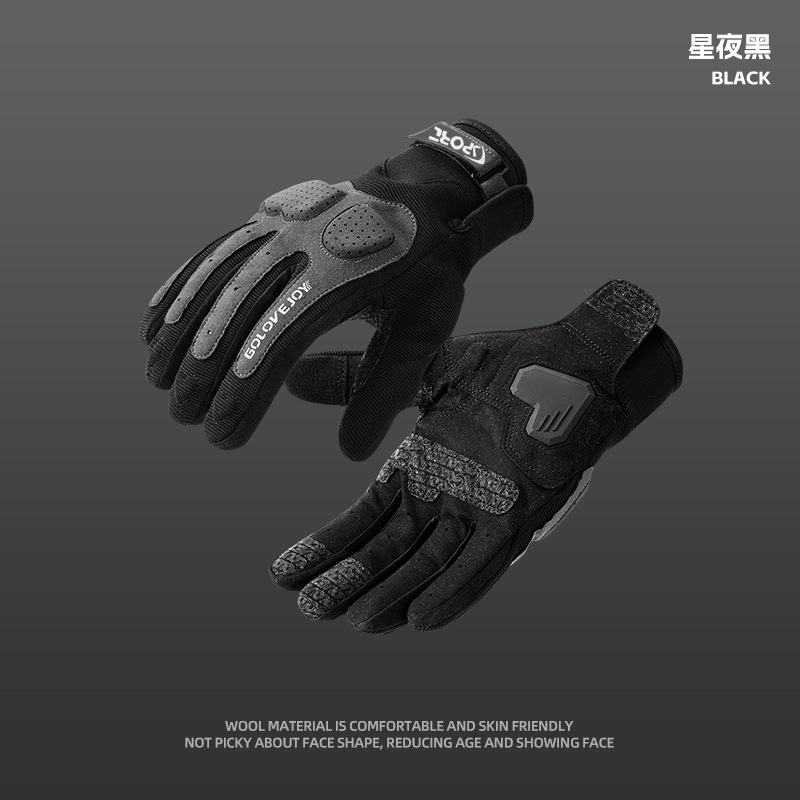 Guantes de ciclismo para hombres y mujeres motocicleta al aire libre motocicleta antideslizante jinete amortiguador macarón guantes de locomotora