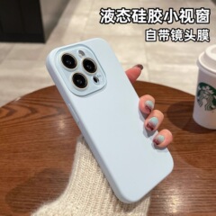 液体のシリカゲルの小さい窓はiPhone16の携帯電話の携帯電話の携帯電話のレンズの膜のリンゴの14の転倒防止の保護カバーの13を適用します。