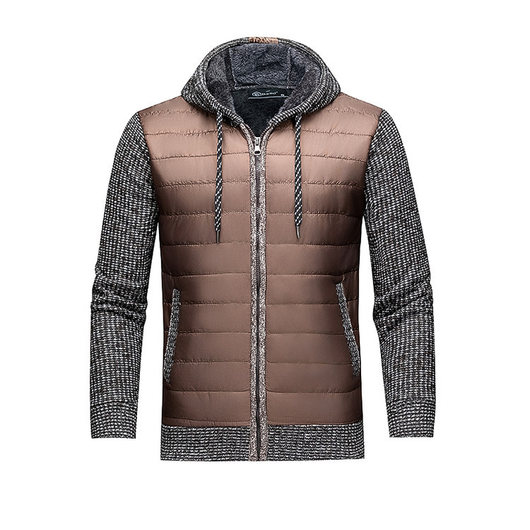 Nuevo suéter de manga larga de terciopelo transfronterizo de moda de hombre chaqueta cálida de terciopelo de comercio exterior camisa de punto