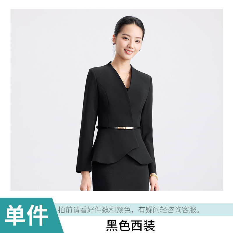 医美酒店前台西装套装女工作服OL通勤美容师珠宝金店职业装女正装|undefined