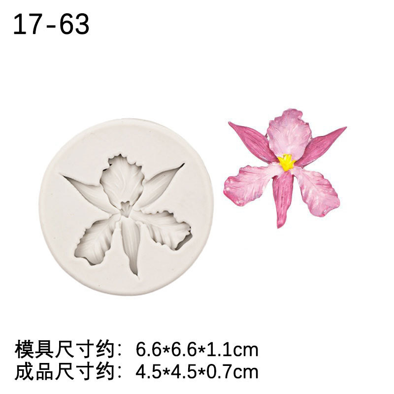 Grande y pequeño Rosa forma fondant pastel molde chocolate fondant pastel decoración epoxi arcilla decorativa Silicona