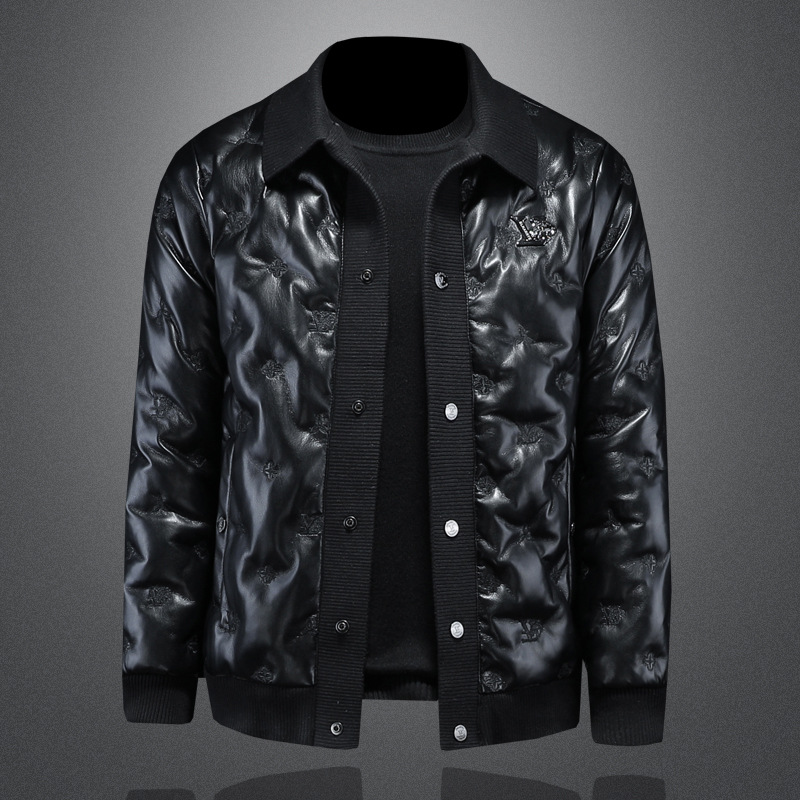European-style winter down jacket, 90% white duck down, trendy and stylish men's casual warm coat Y9558