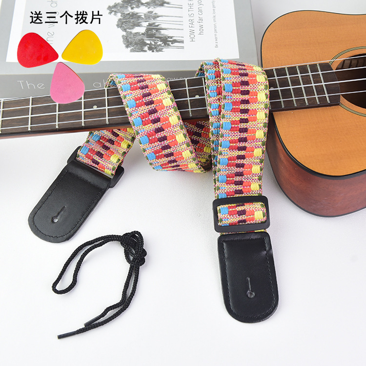 ウクレレストラップ 編み込み厚みのある子供用クロスボディウクレレ専用ストラップ ウクレレショルダーストラップ ピアノストラップ|undefined