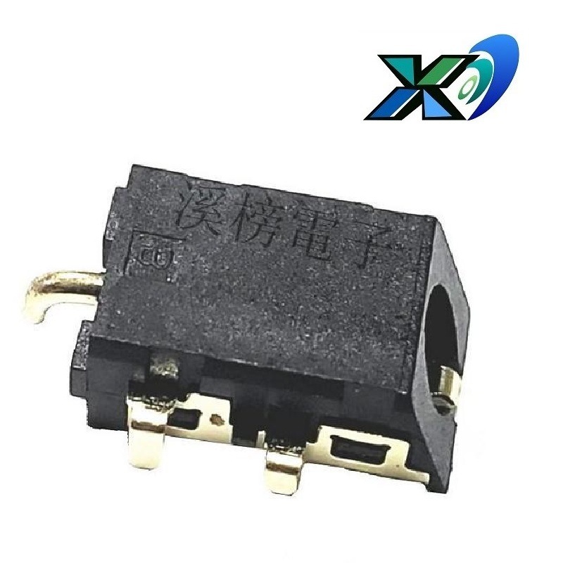 斜口DC插座大功率沉板  斜边沉板DC母座大电流  直销DC插口大电流