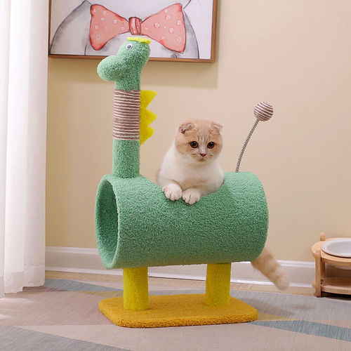 Factory direct selling climbing frame, sisal cat scratching post, wear-resistant cat jumping platform, integrated nest, stable and does not take up space, cat supplies