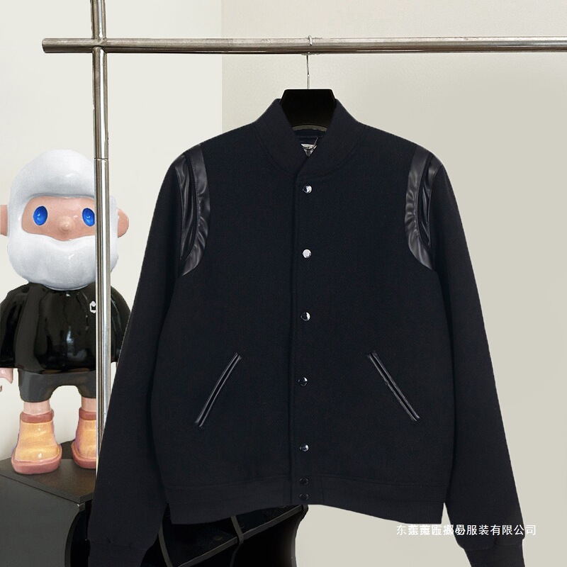 Correct Version of Slp Style Sheepskin Threaded Trendy Brand Y Brand High Version Men's and Women's Wool Densely Woven Baseball Jacket Jacket Correct Version of Slp Style Sheepskin Threaded Trendy Brand Y Brand High Version Men's and Women's Wool Densely Woven Baseball Jacket Jacket