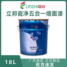 立邦瓷净五合一墙面漆 抗甲醛5合1内墙漆 家用室内乳胶漆厂家批发