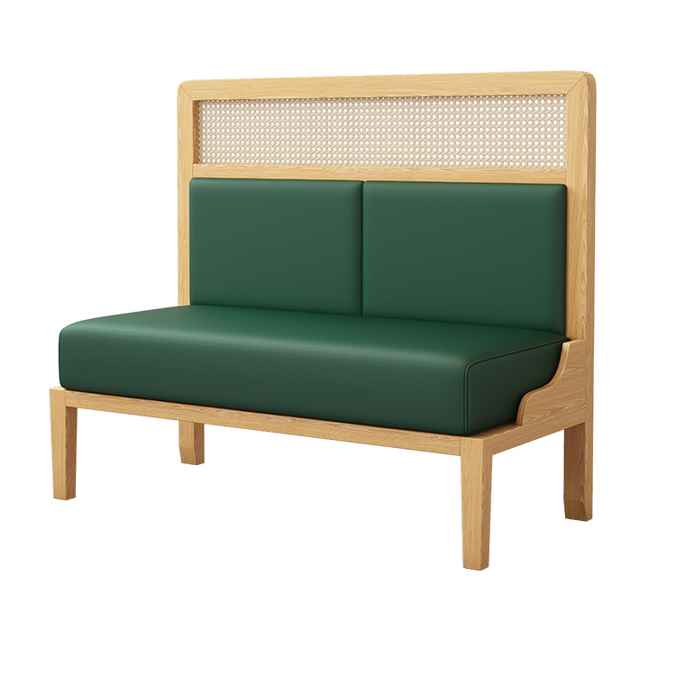 Mesa y silla de cafeteria de caña, mesa y silla de recepción de ocio, área de negociación de madera maciza, silla de comedor de Changdigar, silla de viento tranquilo